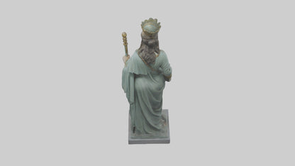 Juno statue model VR / AR / low-poly
