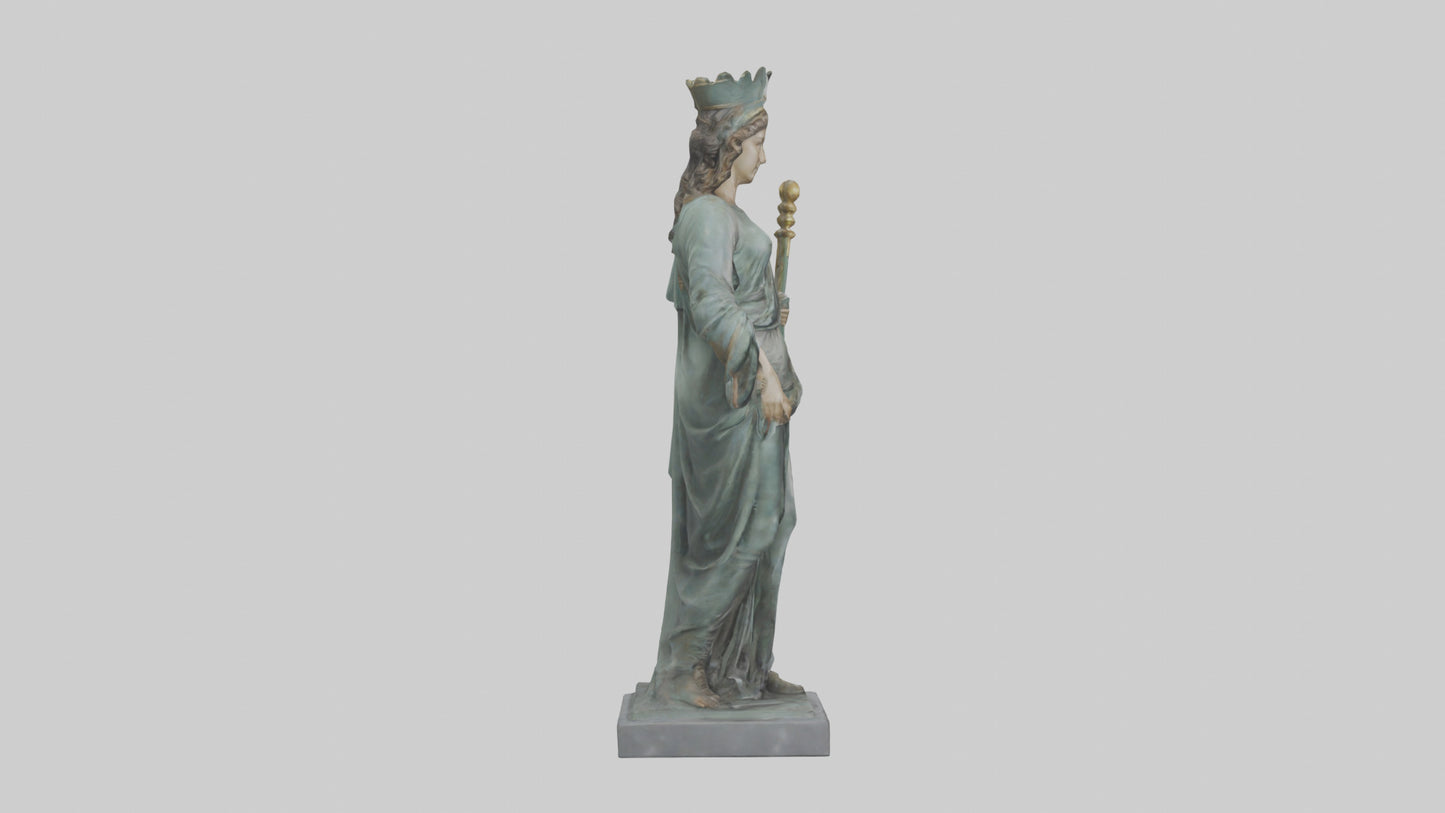 Juno statue model VR / AR / low-poly