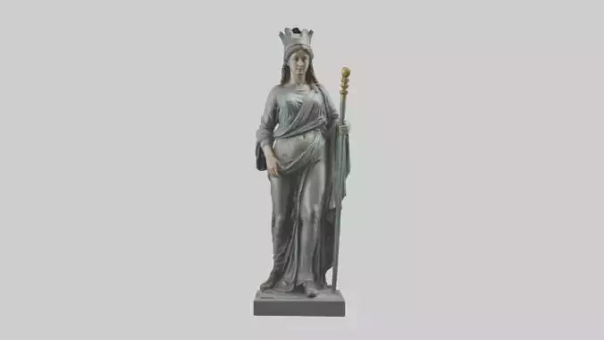 Juno statue model VR / AR / low-poly