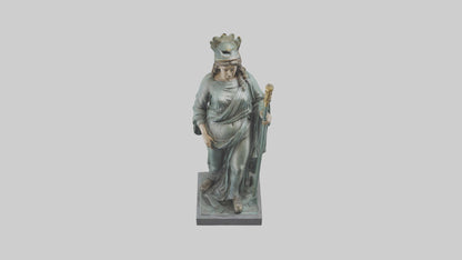 Juno statue model VR / AR / low-poly