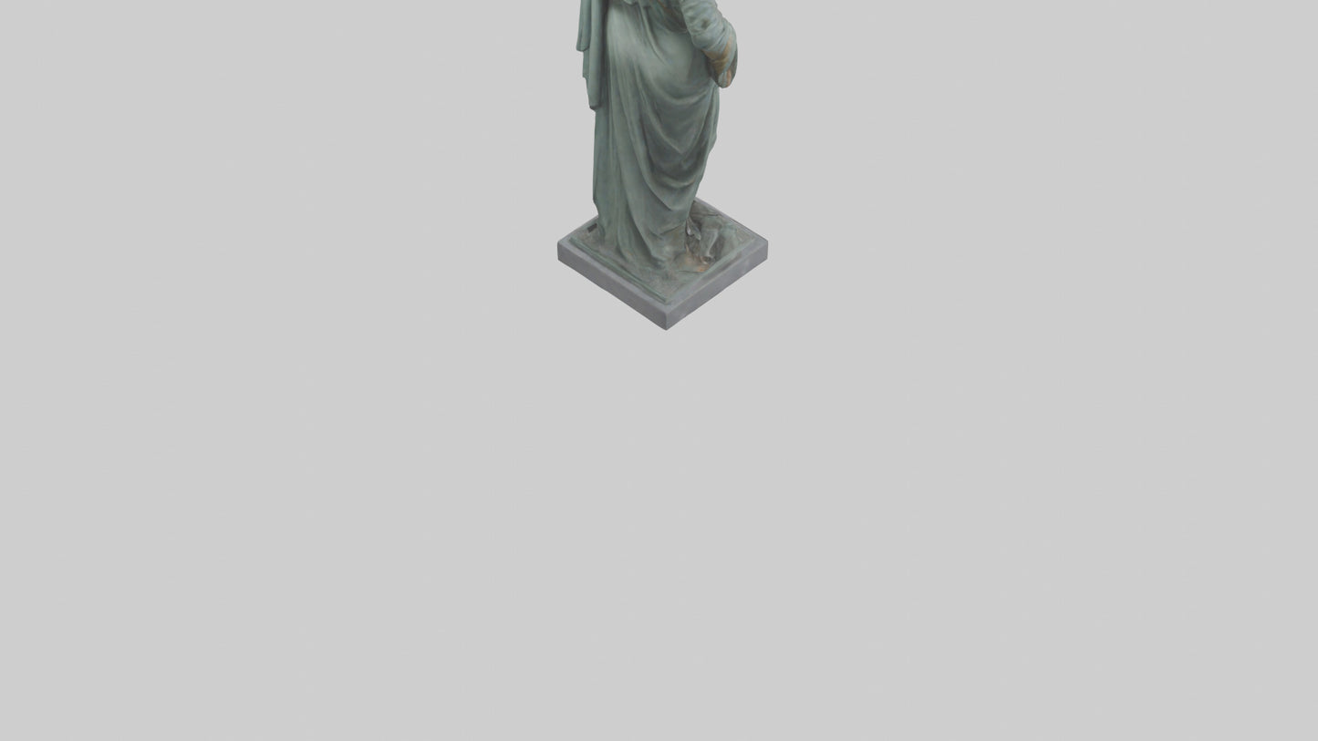 Juno statue model VR / AR / low-poly