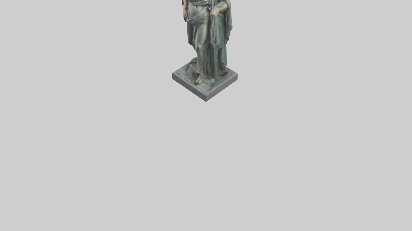 Juno statue model VR / AR / low-poly
