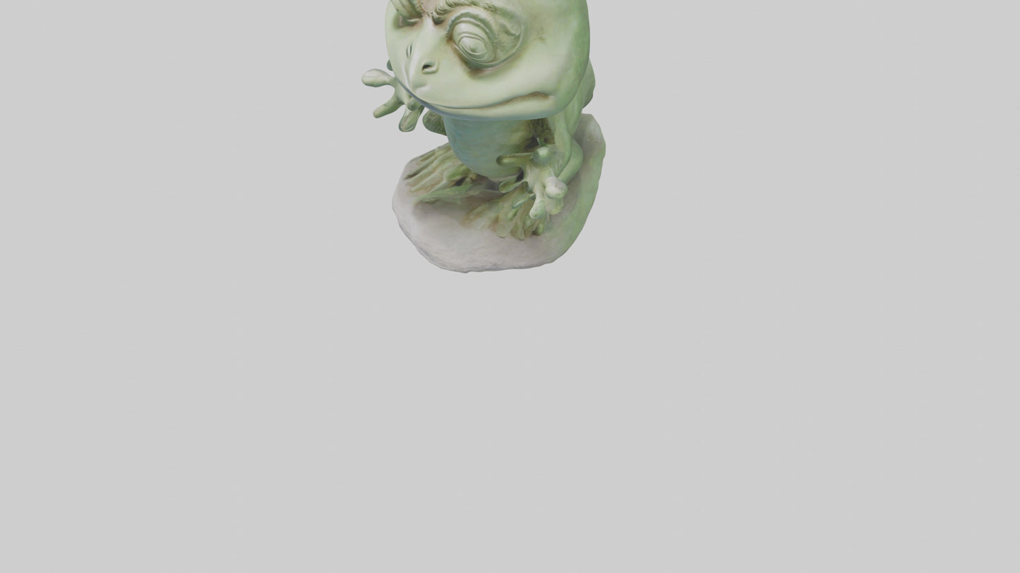 3D model Kappa statue model VR / AR / low-poly