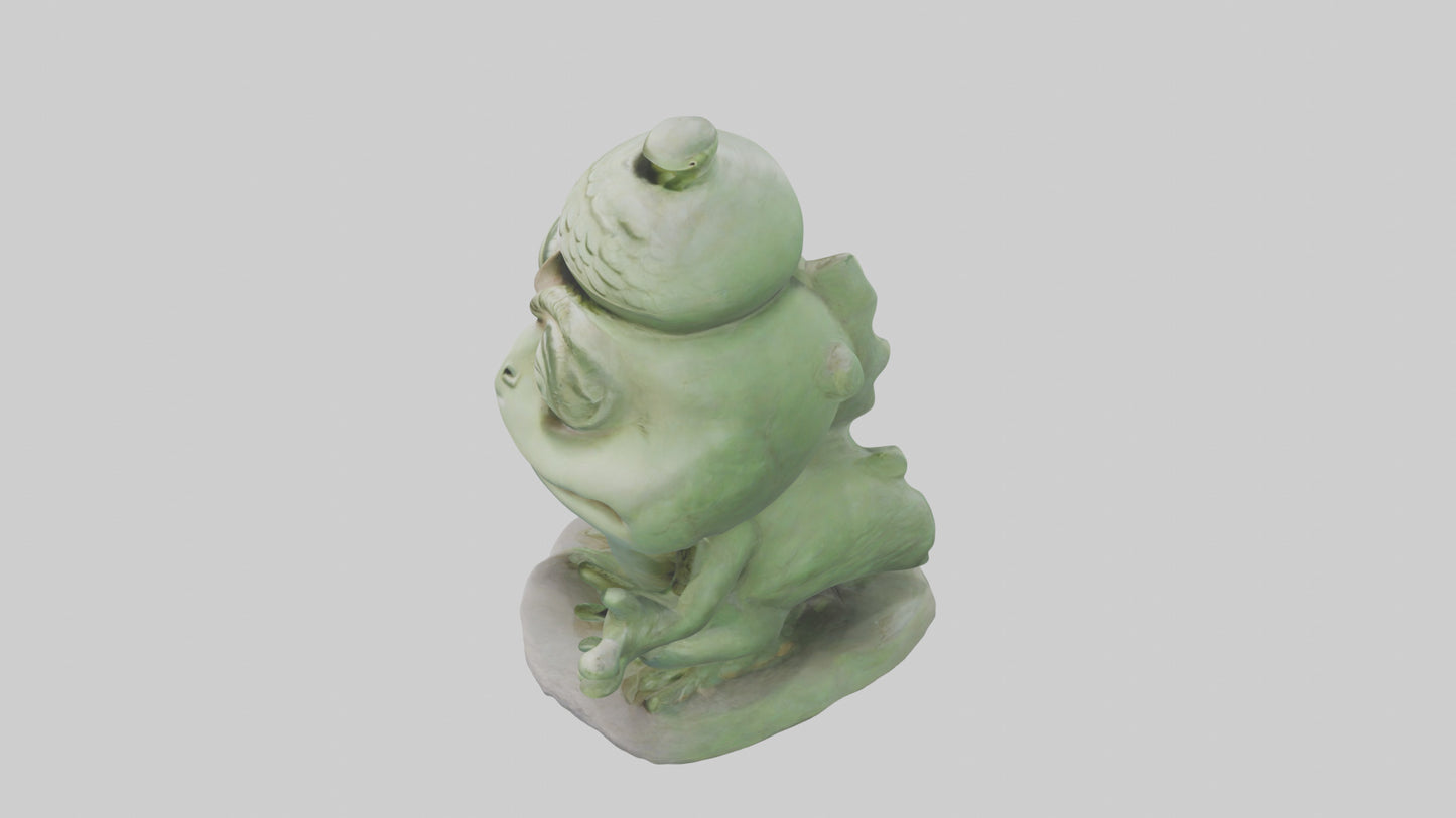 3D model Kappa statue model VR / AR / low-poly