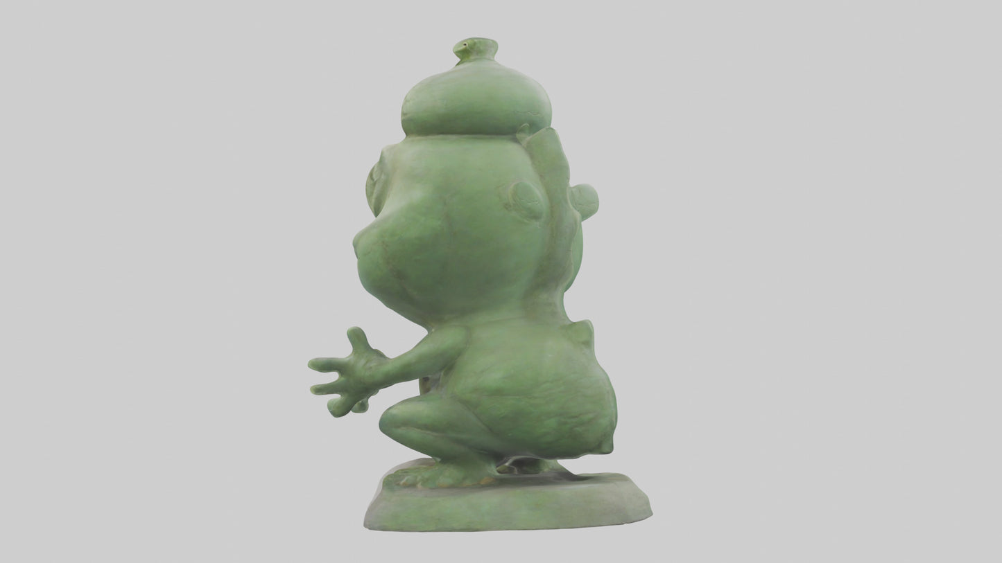 3D model Kappa statue model VR / AR / low-poly