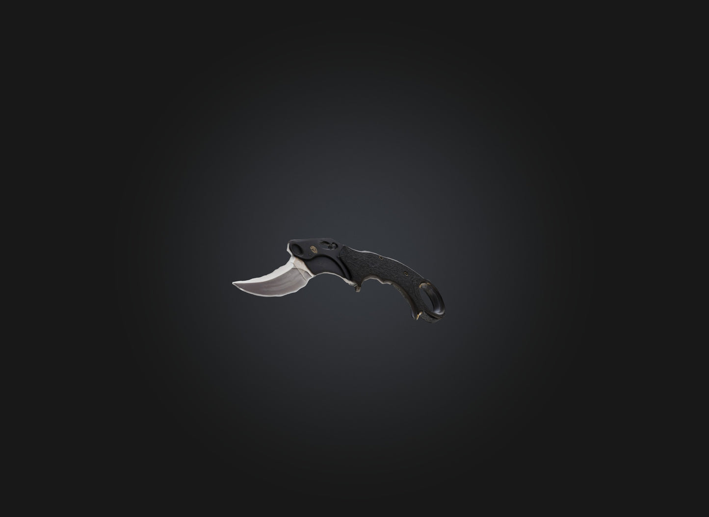 3D model karambit knife VR / AR / low-poly