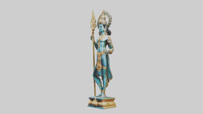 Kartikeya statue model VR / AR / low-poly