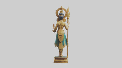 Kartikeya statue model VR / AR / low-poly
