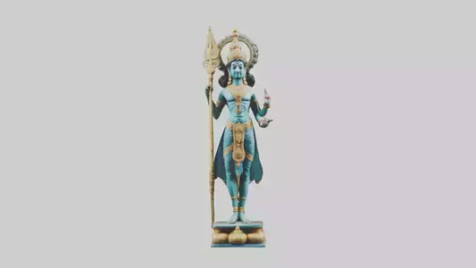Kartikeya statue model VR / AR / low-poly
