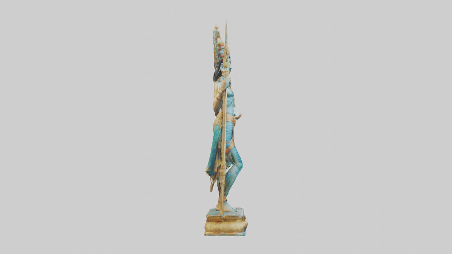 Kartikeya statue model VR / AR / low-poly