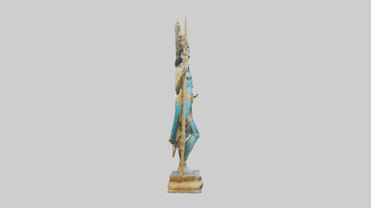 Kartikeya statue model VR / AR / low-poly