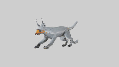 Kartikeya statue model VR / AR / low-poly