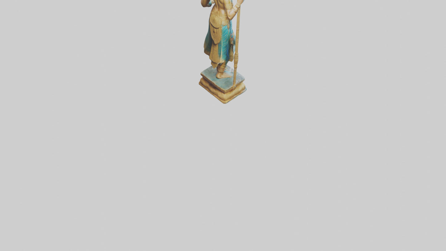 Kartikeya statue model VR / AR / low-poly