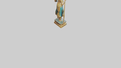 Kartikeya statue model VR / AR / low-poly