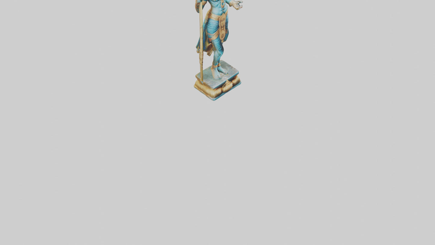 Kartikeya statue model VR / AR / low-poly