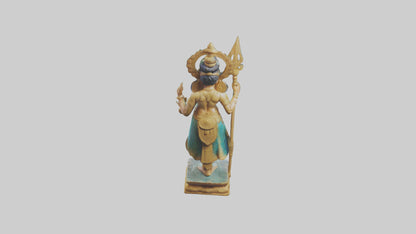 Kartikeya statue model VR / AR / low-poly