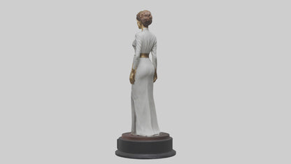 3D model Katharine Hepburn statue model VR / AR / low-poly