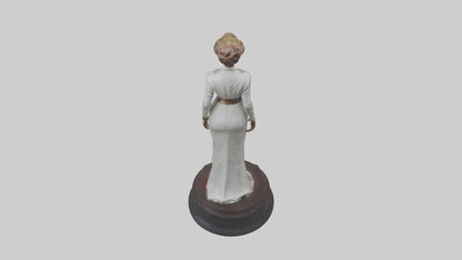 3D model Katharine Hepburn statue model VR / AR / low-poly