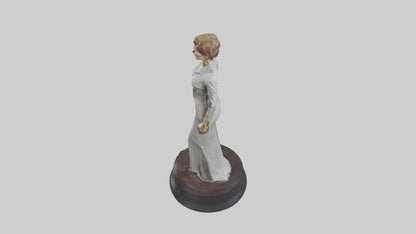 3D model Katharine Hepburn statue model VR / AR / low-poly