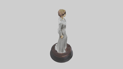 3D model Katharine Hepburn statue model VR / AR / low-poly
