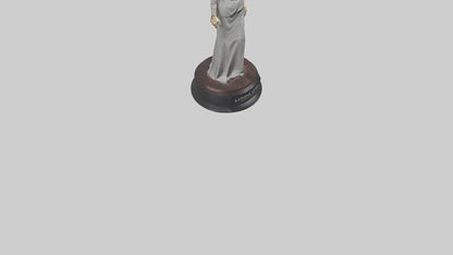 3D model Katharine Hepburn statue model VR / AR / low-poly