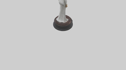 3D model Katharine Hepburn statue model VR / AR / low-poly