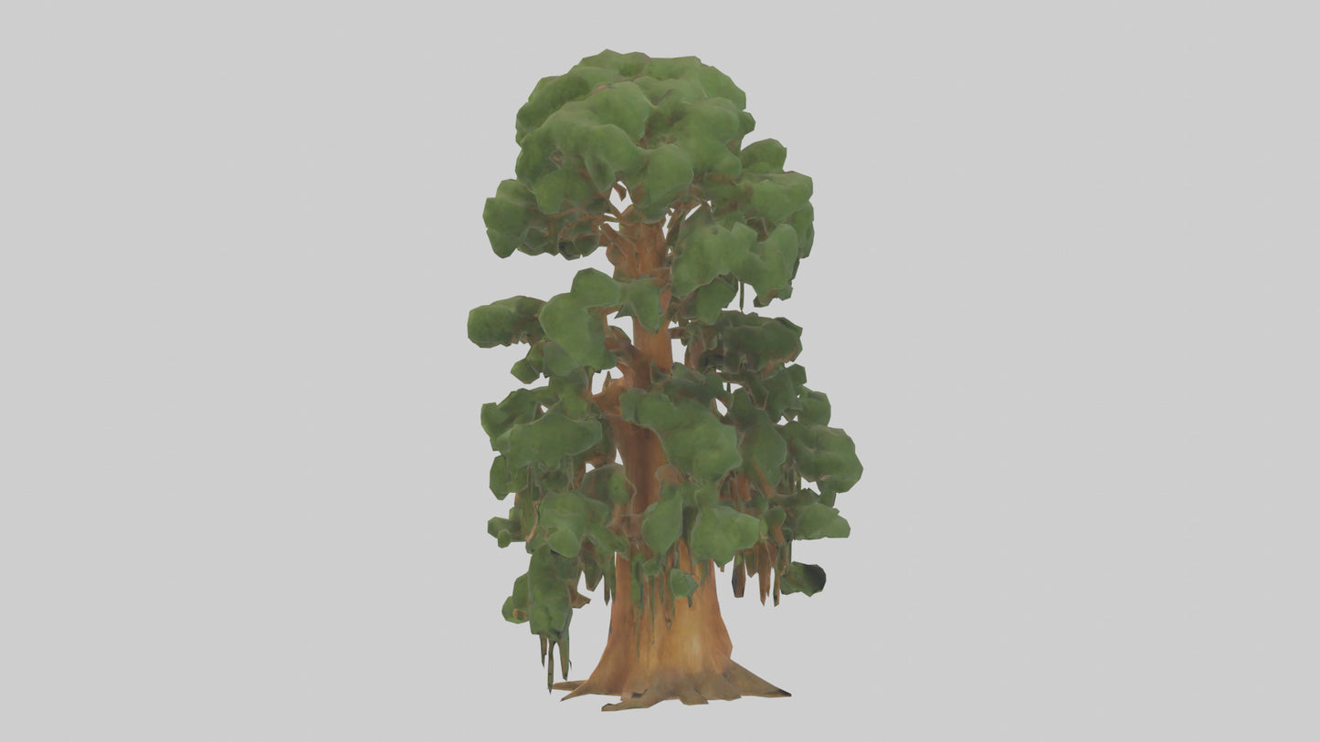 3D model Kauri tree model VR / AR / low-poly