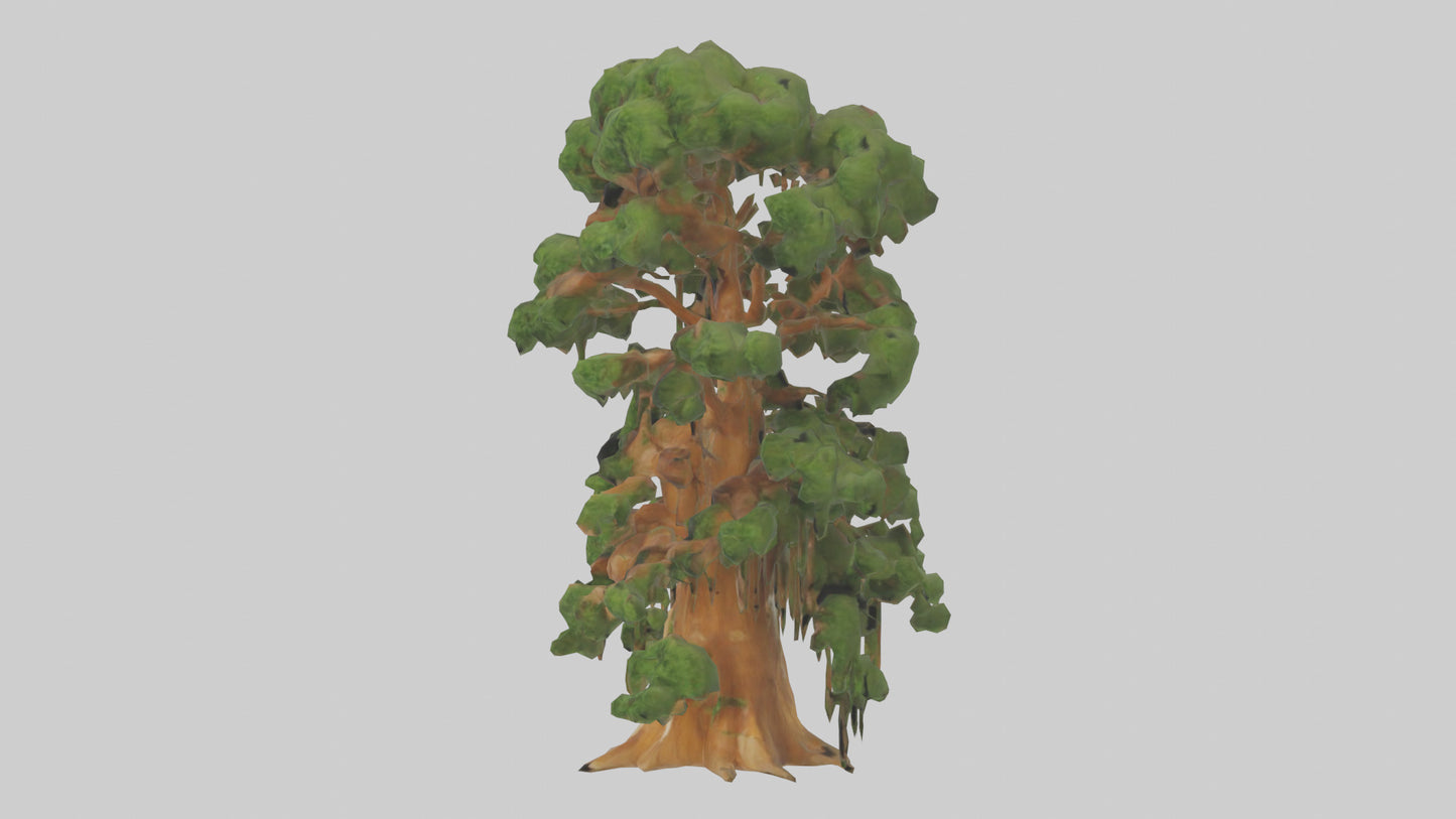 3D model Kauri tree model VR / AR / low-poly