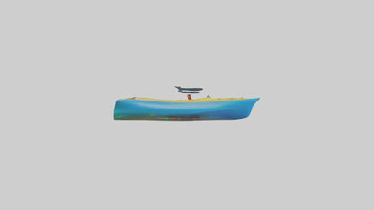 3D model Kayaking on River model VR / AR / low-poly