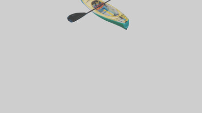 3D model Kayaking on River model VR / AR / low-poly