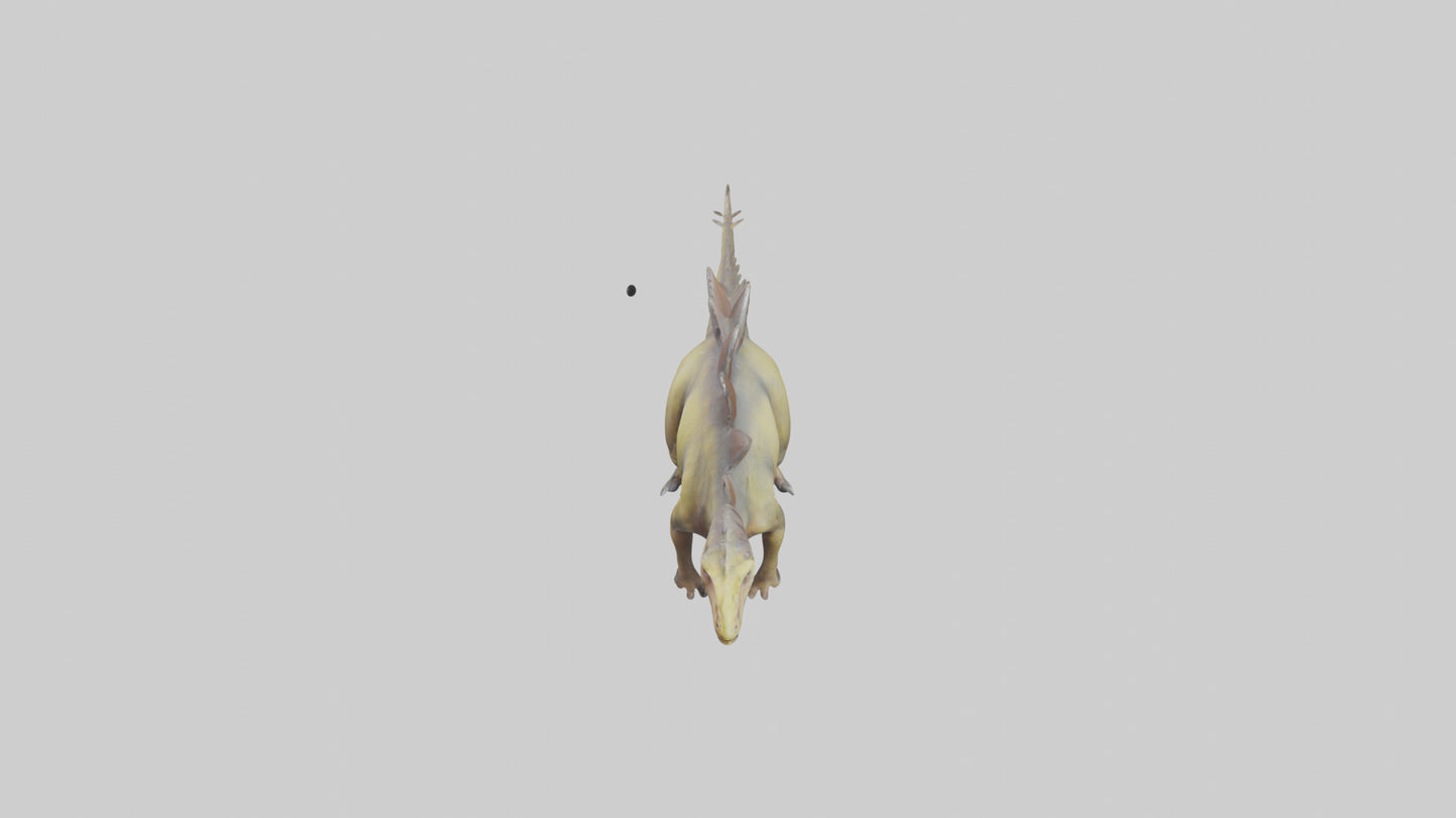 3D model Kentrosaurus model VR / AR / low-poly