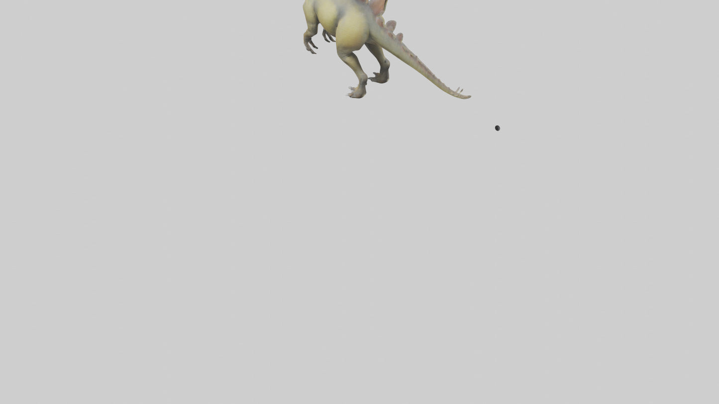 3D model Kentrosaurus model VR / AR / low-poly