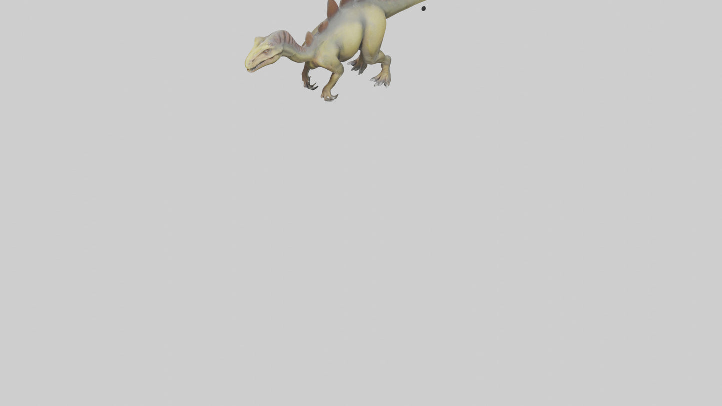 3D model Kentrosaurus model VR / AR / low-poly