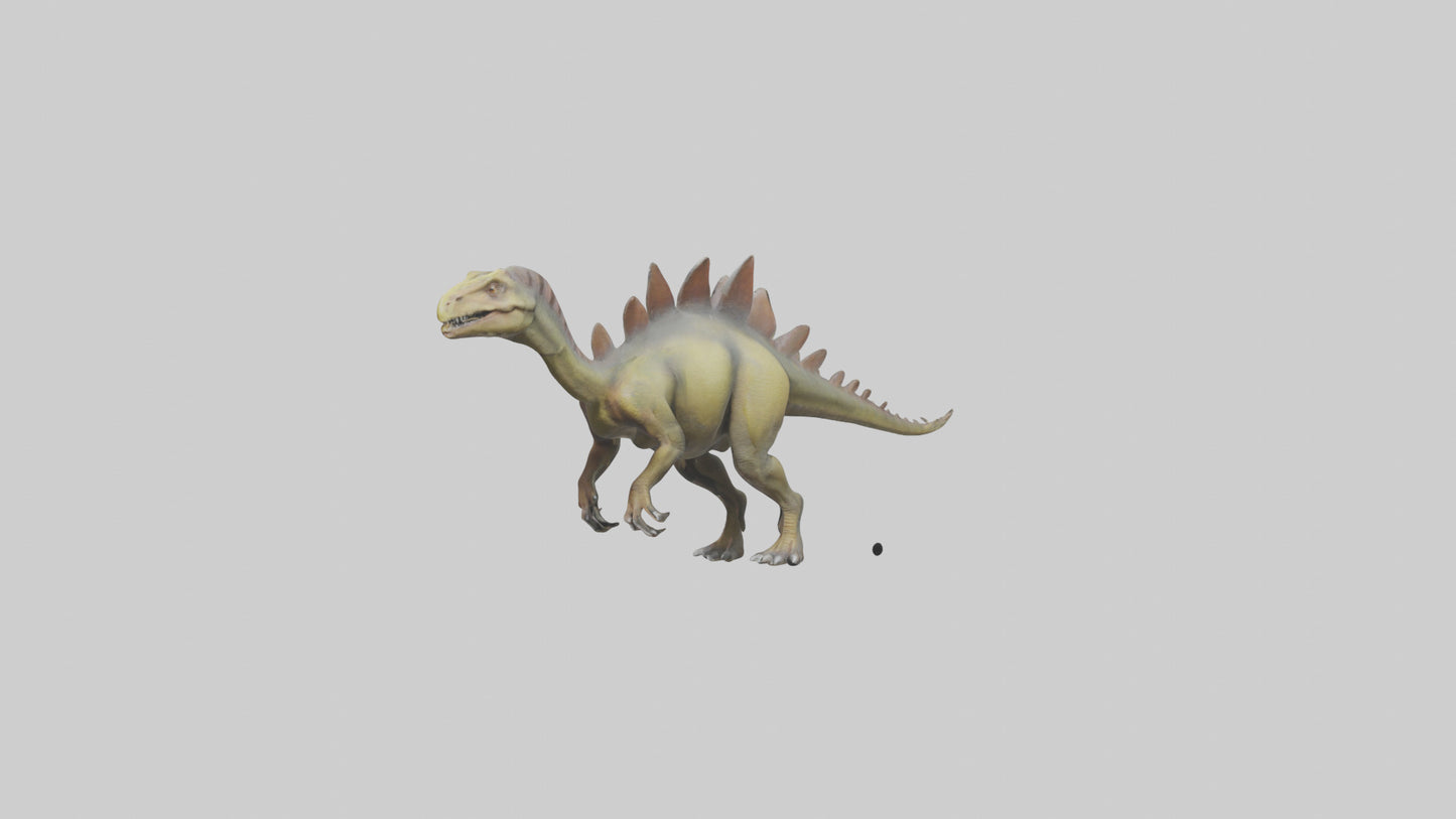 3D model Kentrosaurus model VR / AR / low-poly