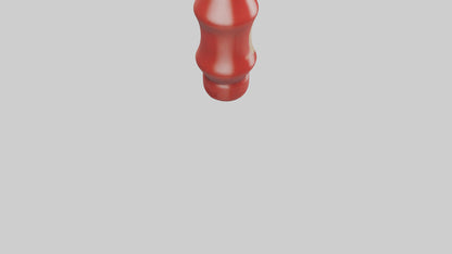 3D model Ketchup Bottle model VR / AR / low-poly