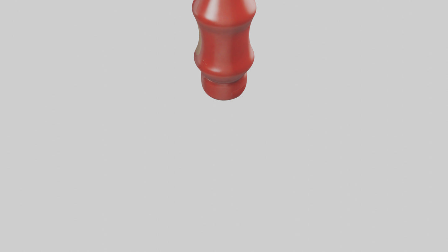 3D model Ketchup Bottle model VR / AR / low-poly