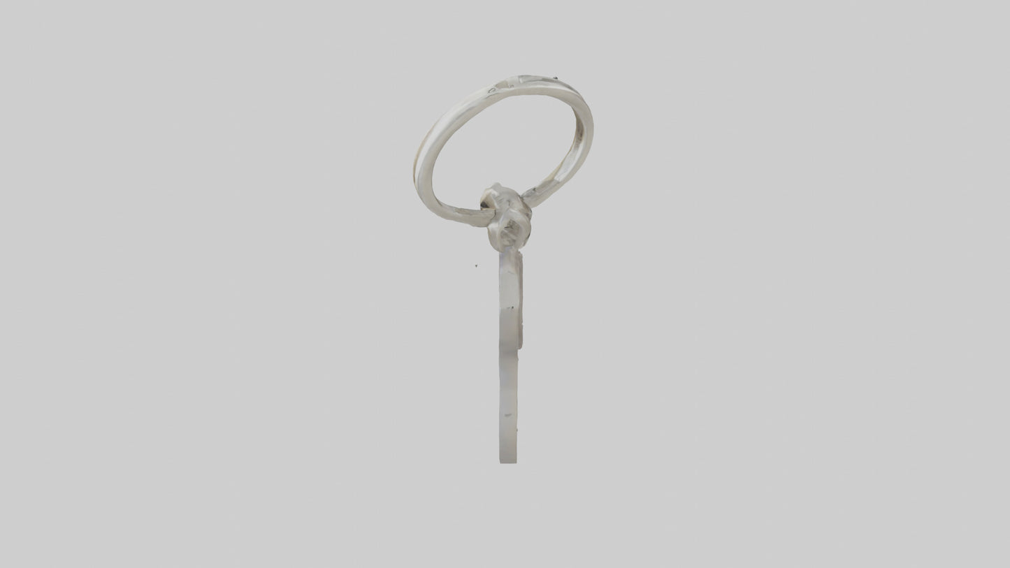 3D model Keyhole keychain model VR / AR / low-poly