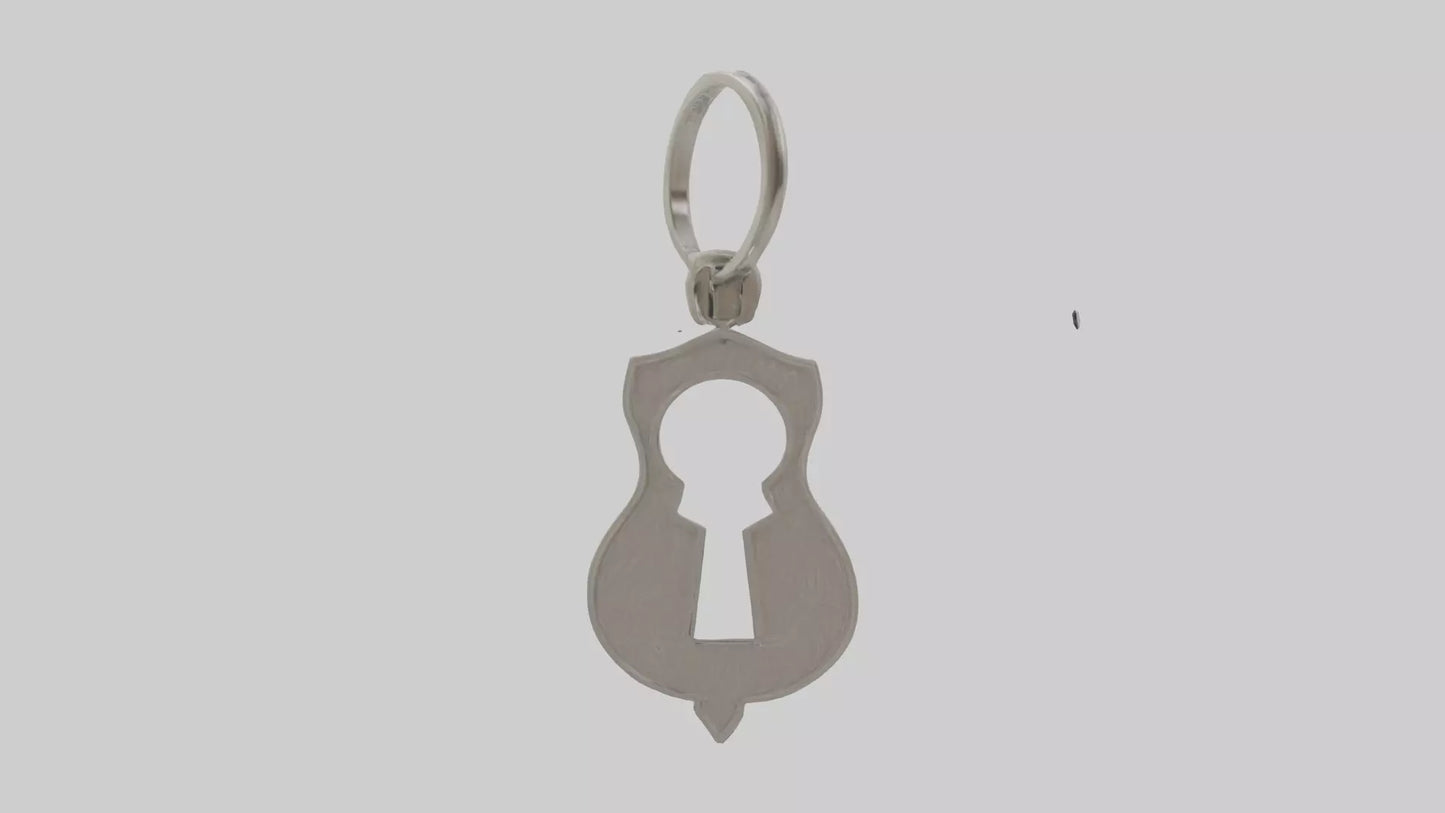 3D model Keyhole keychain model VR / AR / low-poly