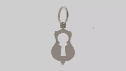 3D model Keyhole keychain model VR / AR / low-poly