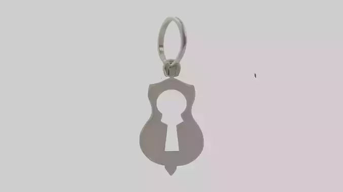 3D model Keyhole keychain model VR / AR / low-poly