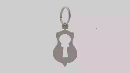 3D model Keyhole keychain model VR / AR / low-poly