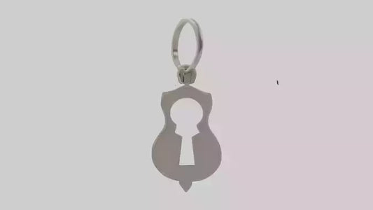 3D model Keyhole keychain model VR / AR / low-poly
