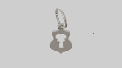3D model Keyhole keychain model VR / AR / low-poly