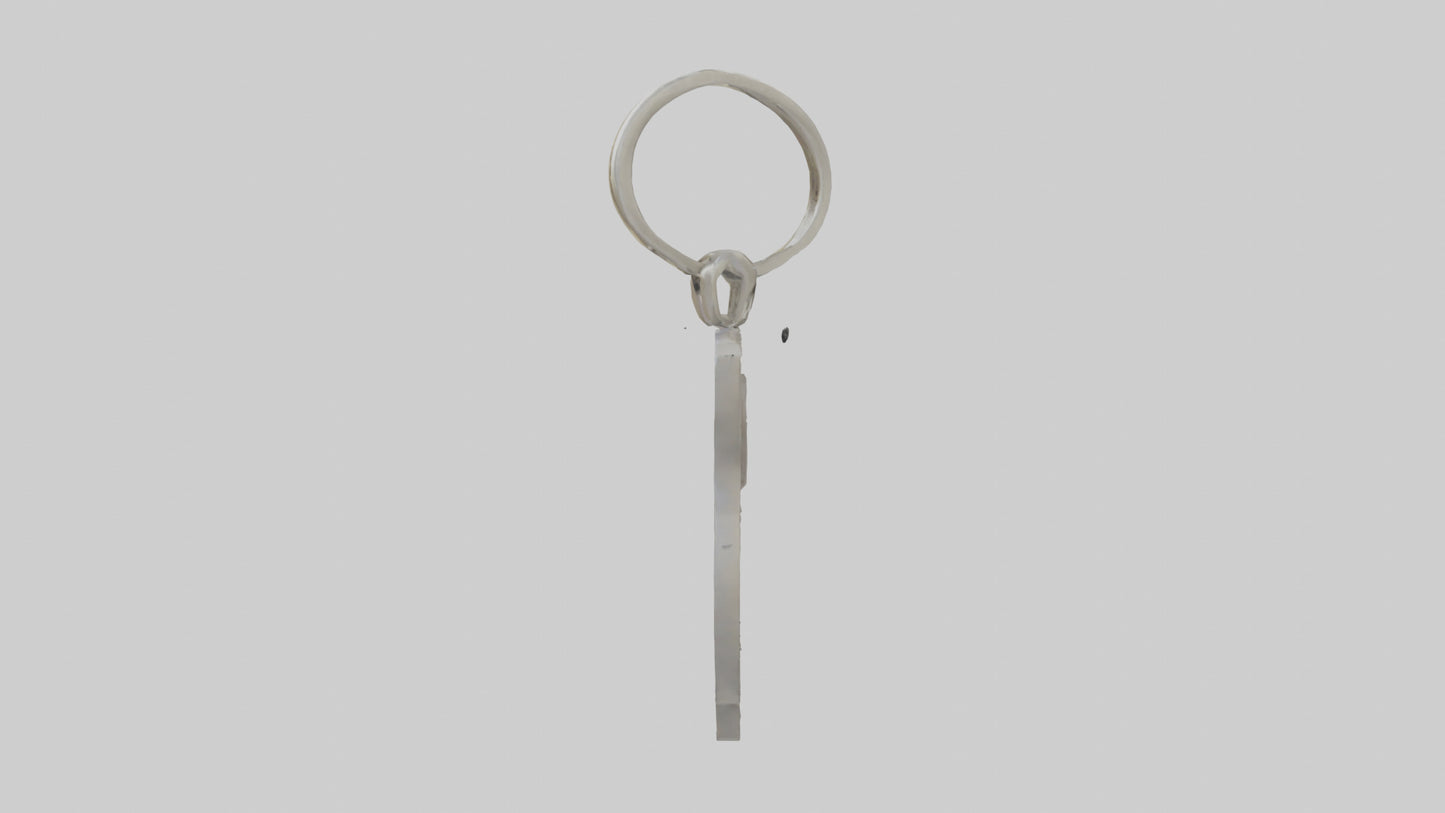 3D model Keyhole keychain model VR / AR / low-poly