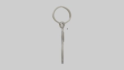 3D model Keyhole keychain model VR / AR / low-poly