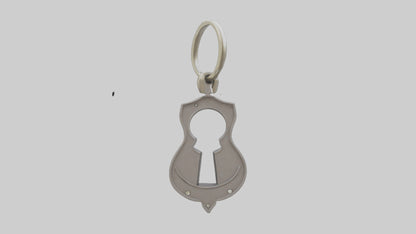 3D model Keyhole keychain model VR / AR / low-poly