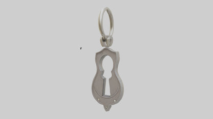 3D model Keyhole keychain model VR / AR / low-poly