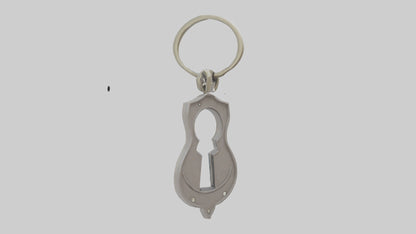 3D model Keyhole keychain model VR / AR / low-poly