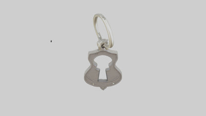 3D model Keyhole keychain model VR / AR / low-poly