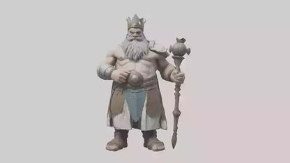 3D model King Giant model VR / AR / low-poly